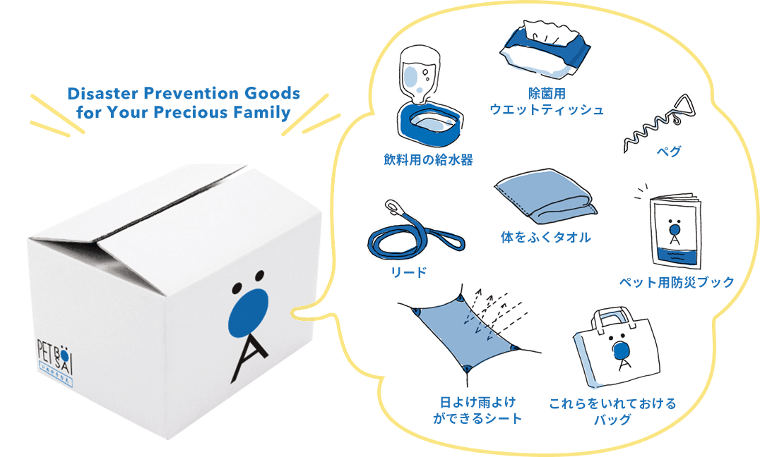 Disaster Prevention Goods
for Your Precious Family